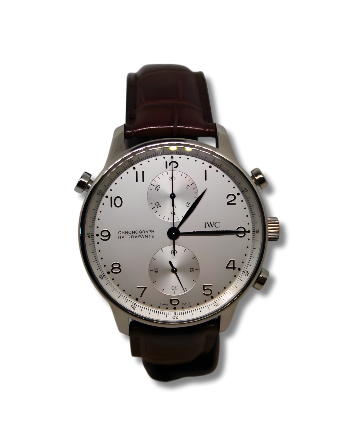 IWC portoghese rattrappante in oro bianco 18kt