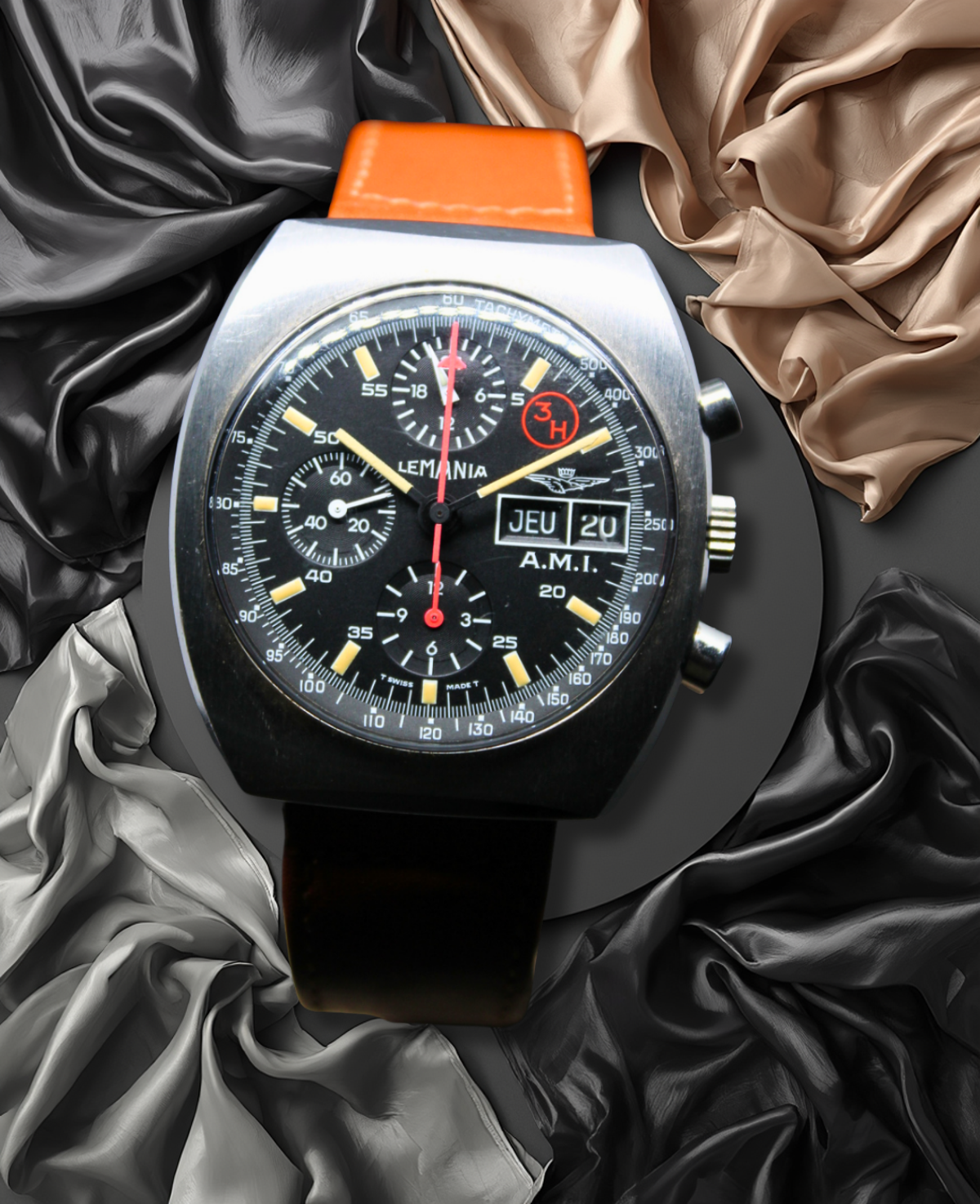 Lemania Cronografo Militare AMI Ref. 5100